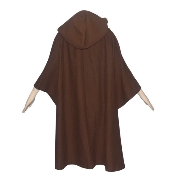 Disney Parks Star Wars Galaxy's Edge Jedi Robe Cloak Hood Cosplay Brown Youth L - Picture 3 of 7